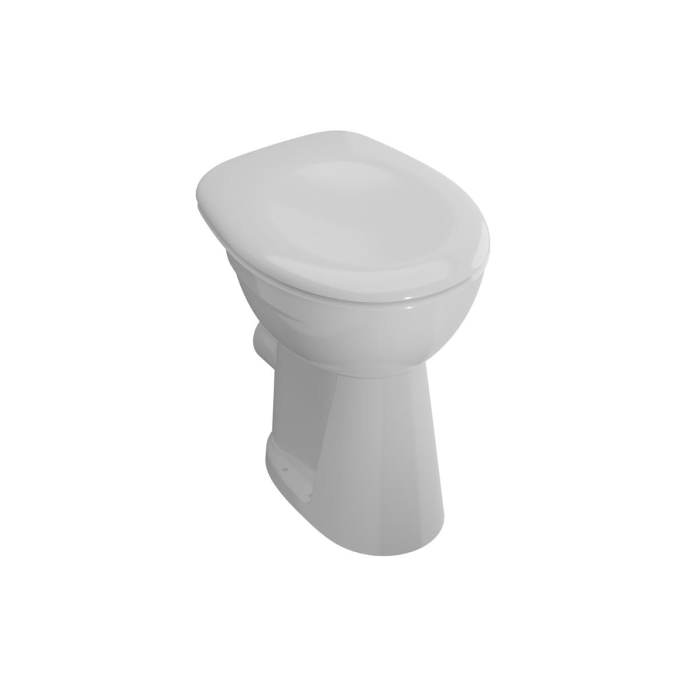 Stand - Flachspül-WC clivia plus +10cm Abgang waagerecht weiss VIGOUR