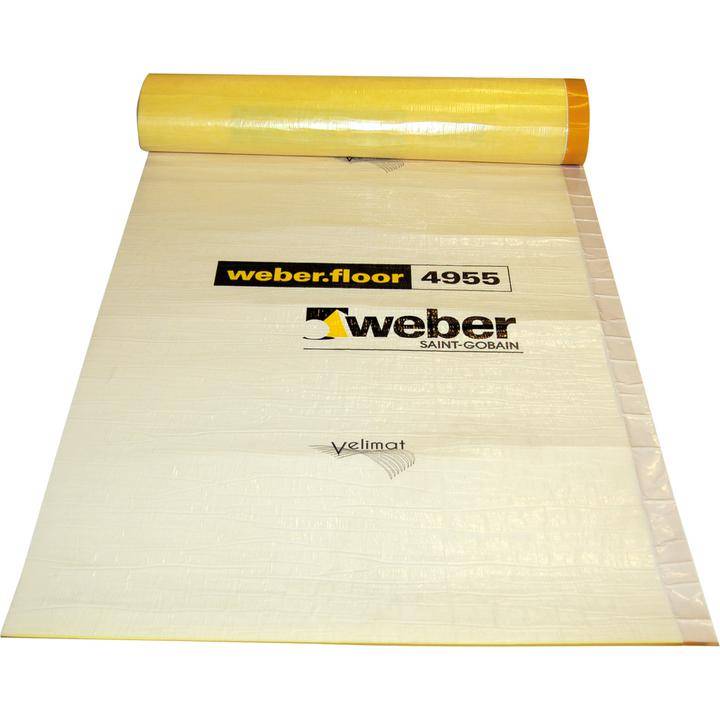 weber.floor 4955 Trittschall- und Trennlagenbahn 3 mm  30 qm/Rol