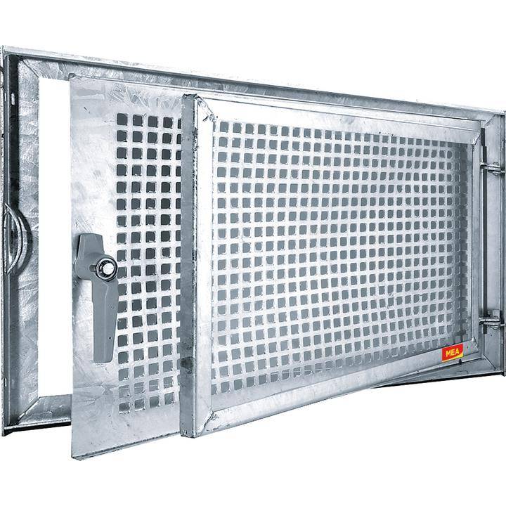MEALIT Stahlkellerfenster  verz. 1-flg. 60x 40 cm DIN R verglast