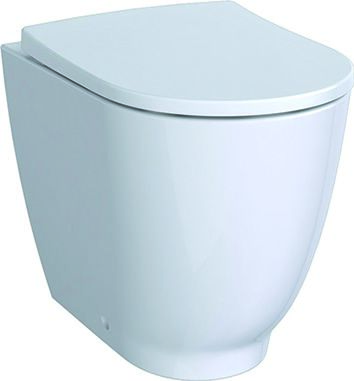 Tiefspül-WC Acanto spülrandlos 4,5/6l wandbündig Abgang waag.weiss KeraTect