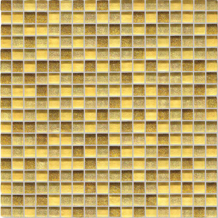 ABK 1,5x 1,5 069875 Tonic-Glasmosaik (29,8x 29,8) gold-Mix glz.