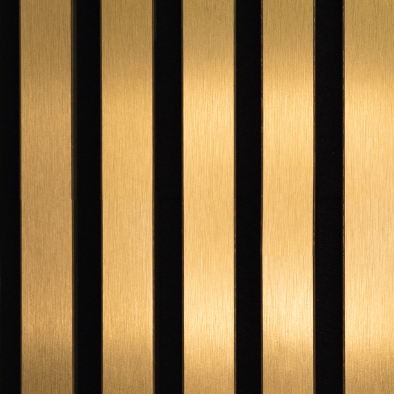 JOKA PARO AKUSTIK PAS110 Gold Metall SCHWARZES VLIES glänzen